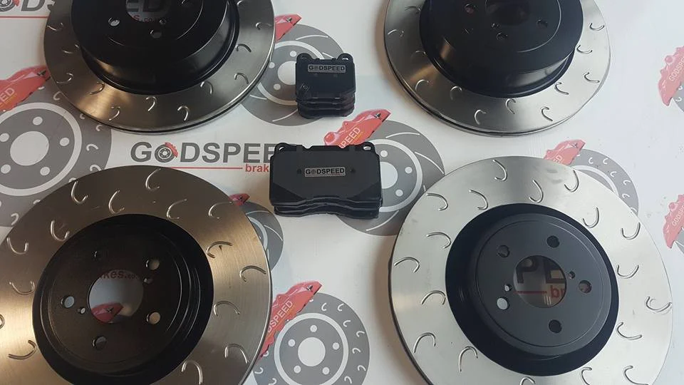 Subaru 2008+ STI F&R G Hook Discs F&R Kevlar Pads