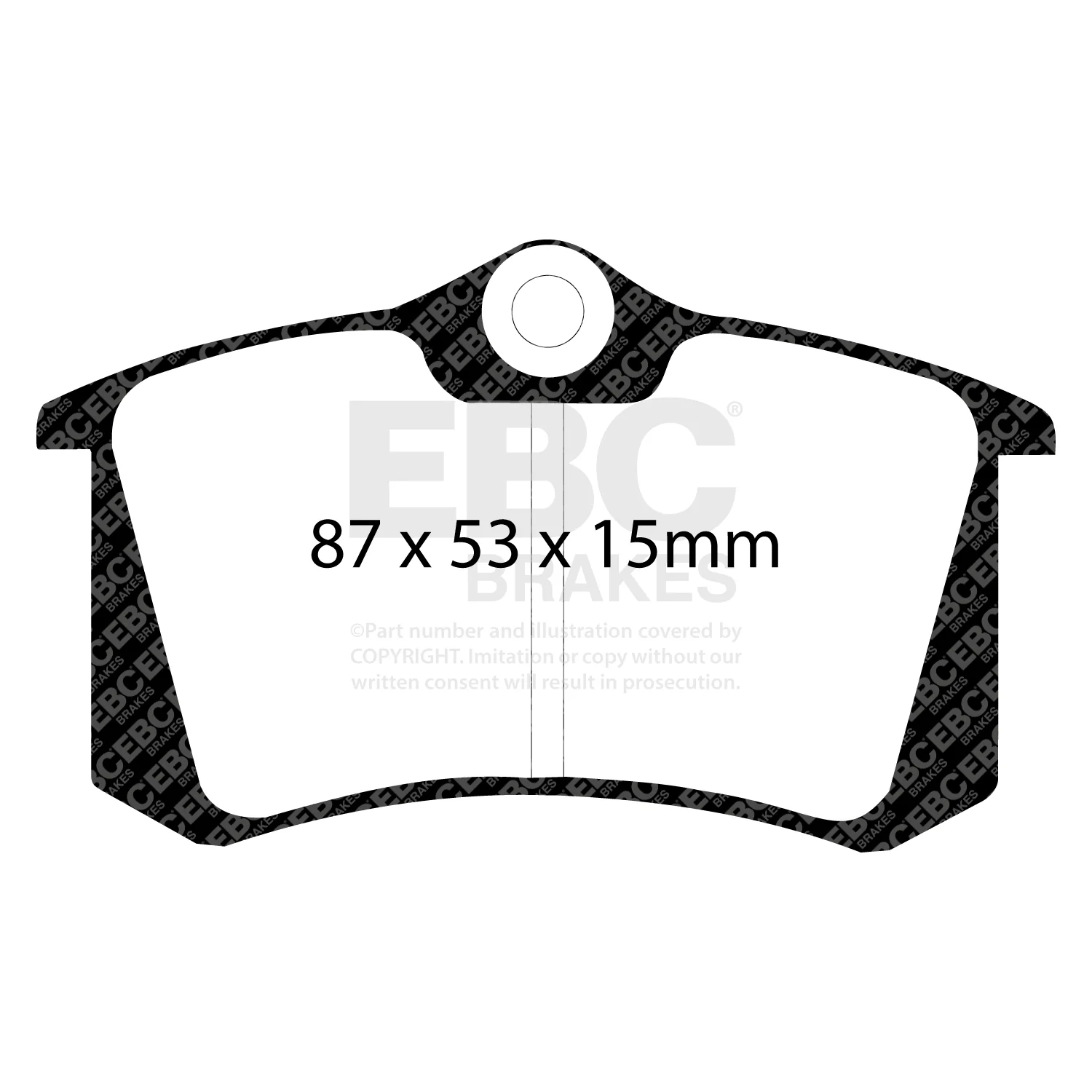 Peugeot 208 GTI Rear Yellowstuff Pads - Image 2