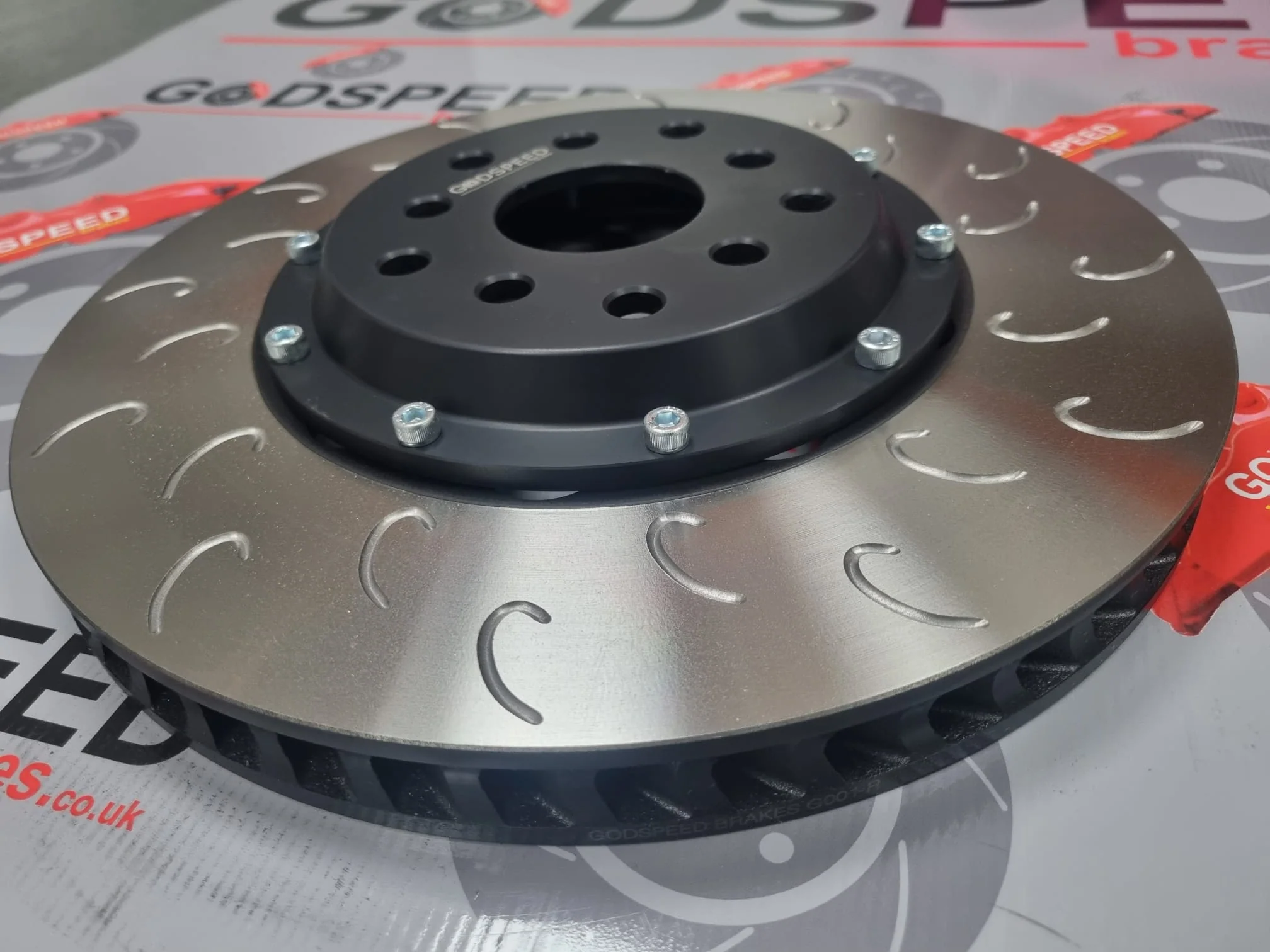 Subaru 326mm STI Front 2 Piece Discs and Bells - Image 6