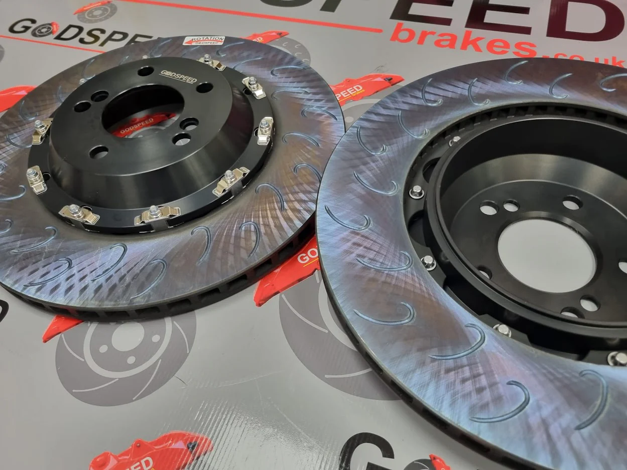 BMW F Series M2 M3 M4 Rear 2 Piece Discs and Bells