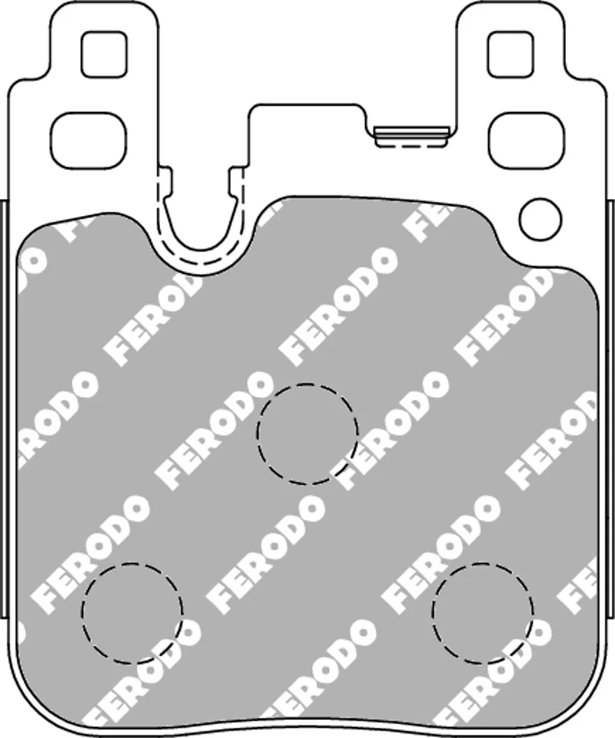 BMW F8x Rear Ferodo DS1.11 Pads - Image 2