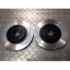 Honda Civic Type R EP3 Front 6 Groove Discs - Image 2