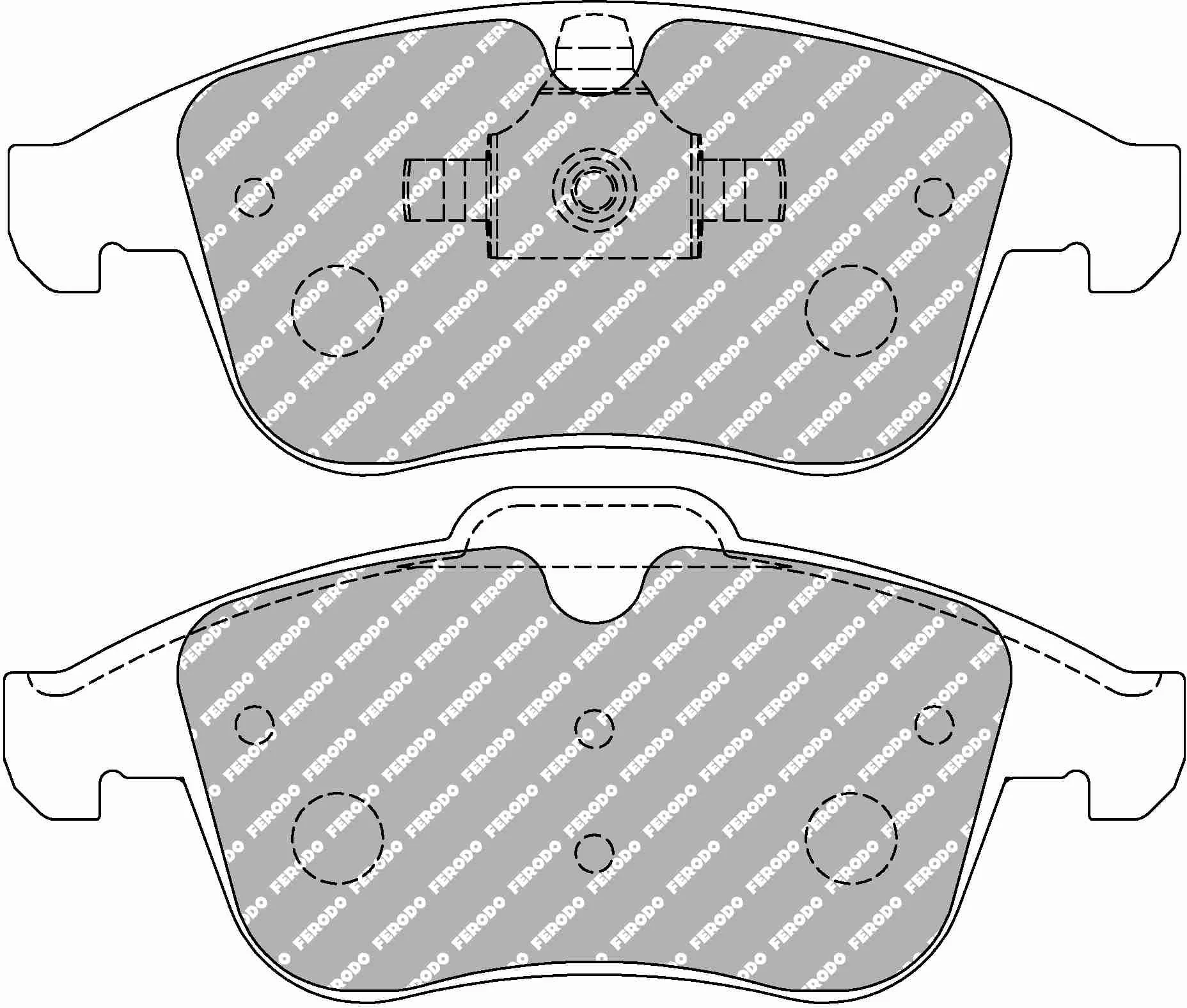 Renault Clio 4 RS Front Ferodo DS1.11 Pads