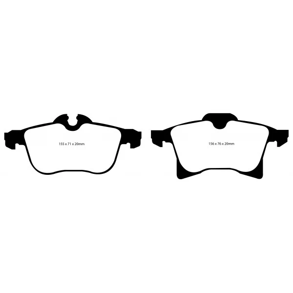 Vauxhall Corsa VXR Front Ferodo DS2500 Pads