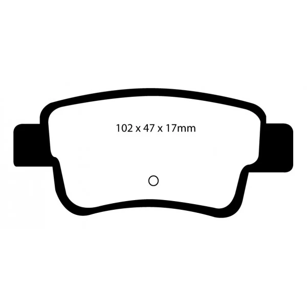 Vauxhall Corsa VXR Rear EBC Redstuff Pads