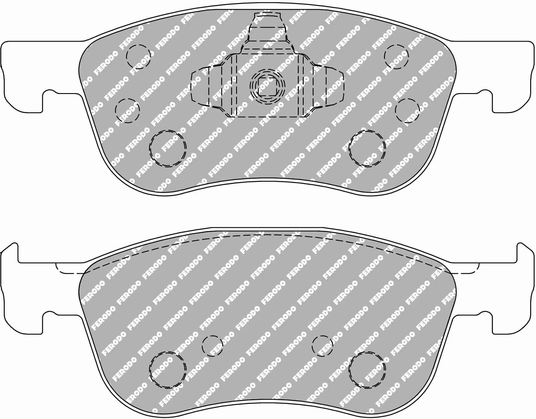 Ford Fiesta Mk 8 ST Front Kevlar Pads - Image 2