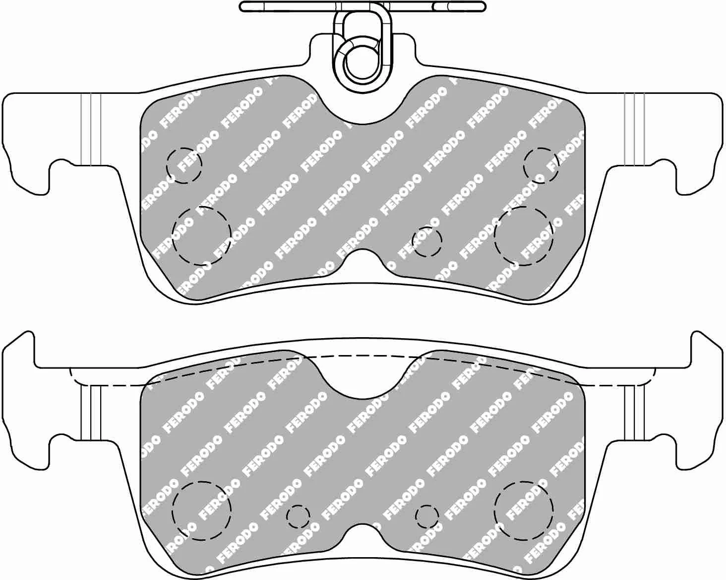 Ford Fiesta MK 8 ST Rear Kevlar Pads - Image 2