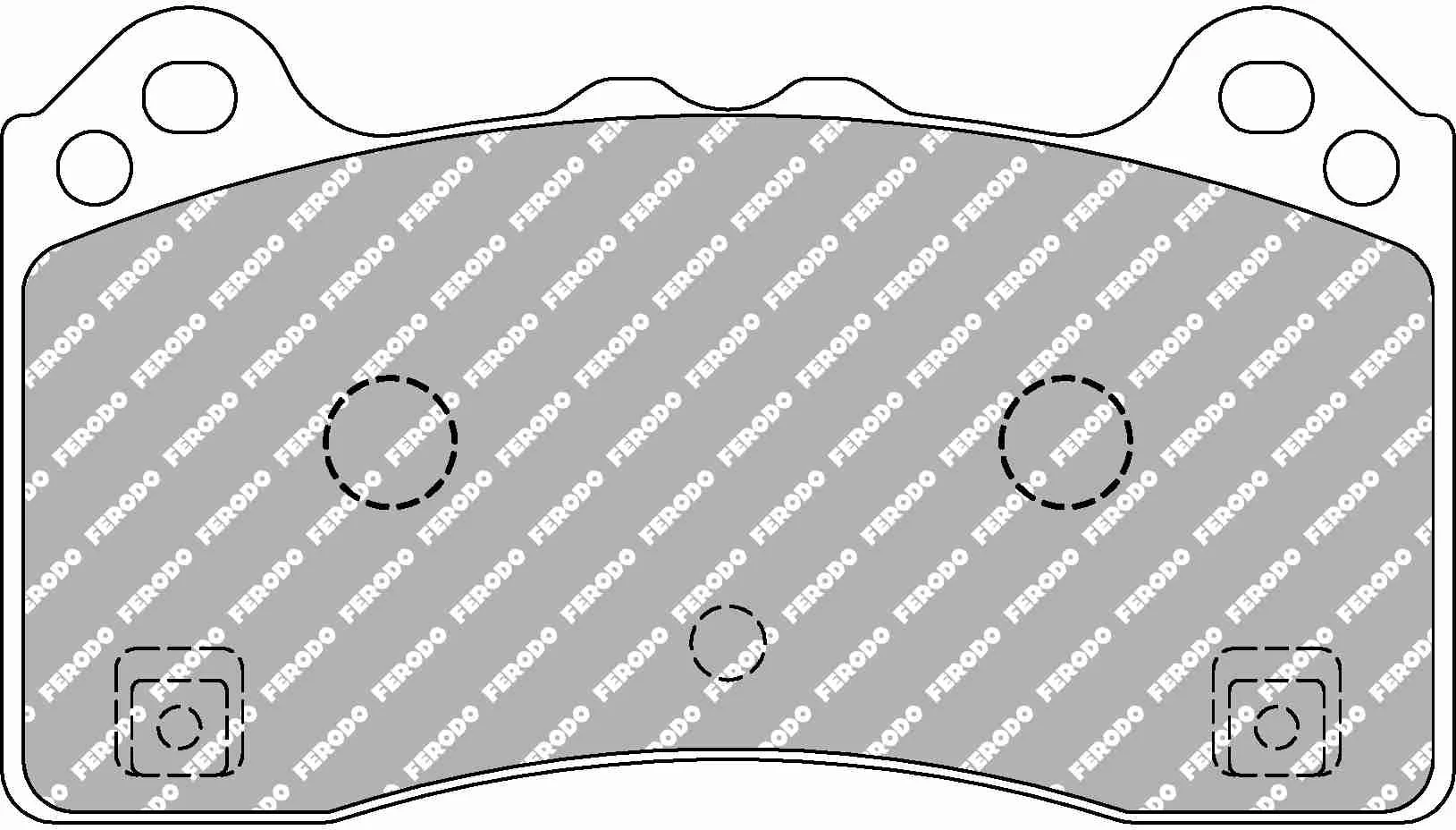 Ford Focus MK 3 RS Front Ferodo DS2500 Pads - Image 2