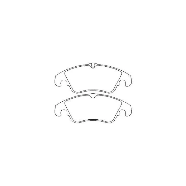 Ford Focus RS Mk 2 Front EBC Bluestuff Pads - Image 3