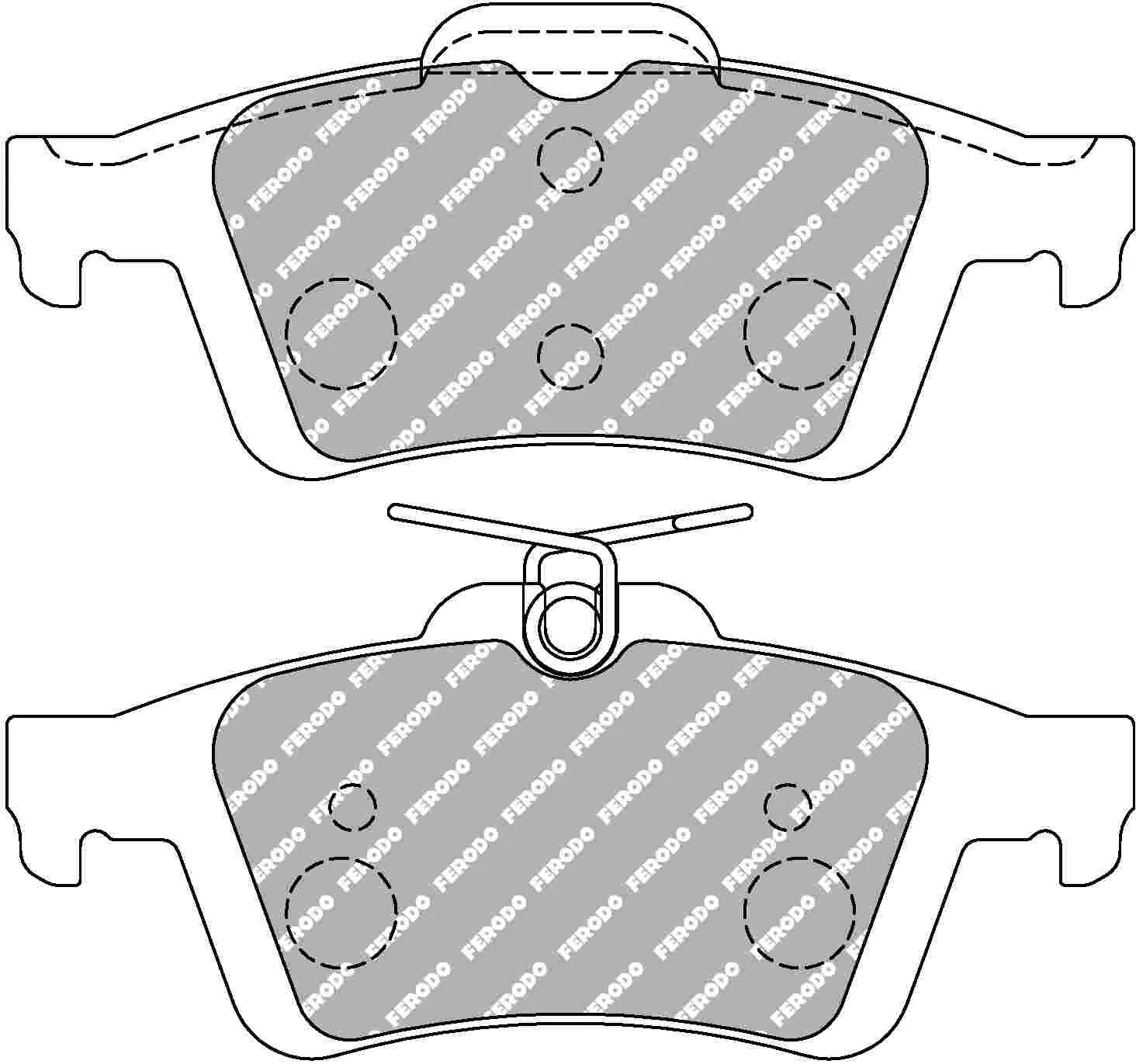 Ford Focus ST 225 Rear EBC Bluestuff NDX Pads - Image 2