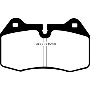 Front Orangestuff Pads Nissan 350Z - Image 2