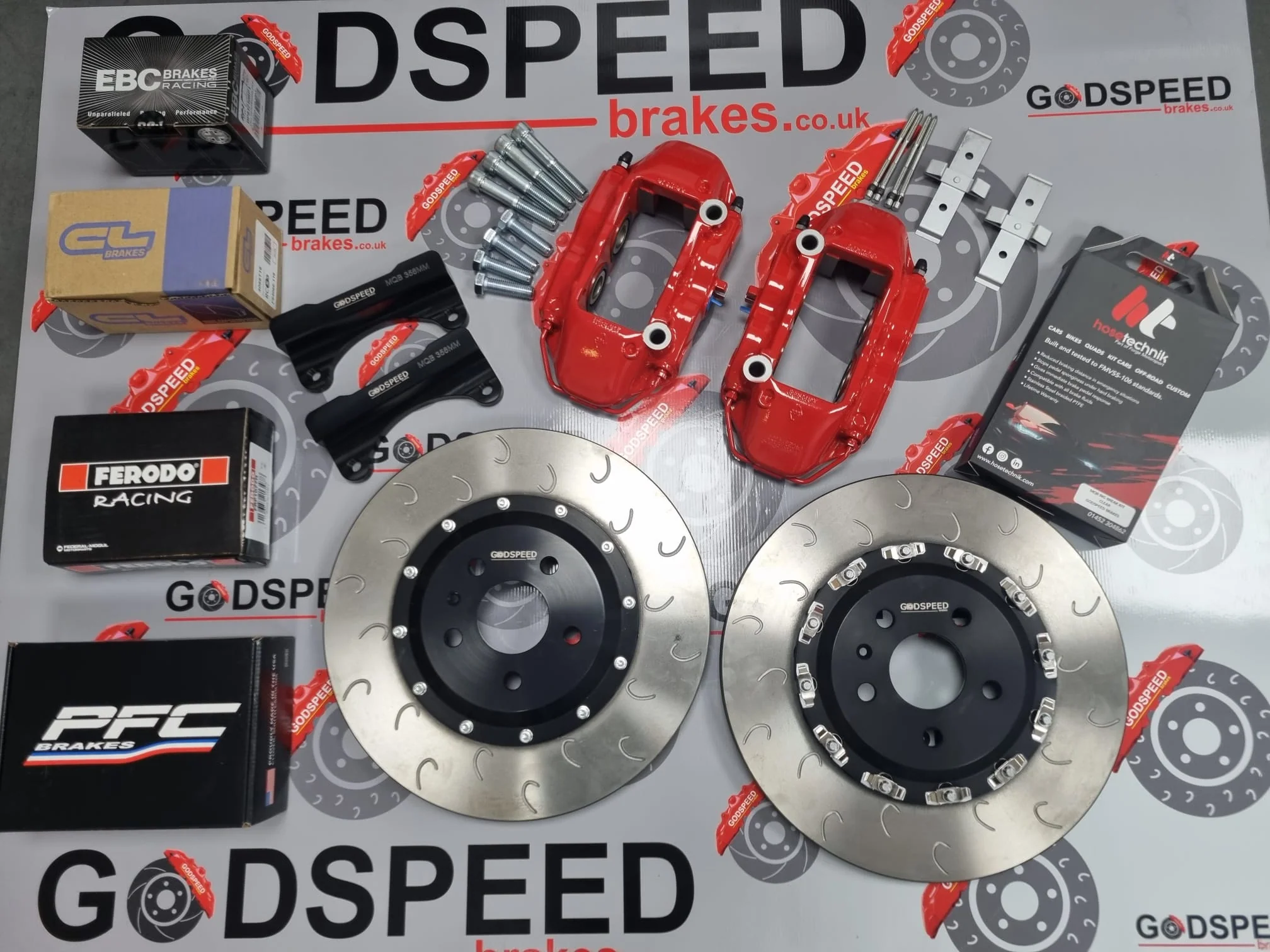 VW Golf 7/7.5 R/vRS/Cupra/S3 MQB 356mm 4 Pot Kit