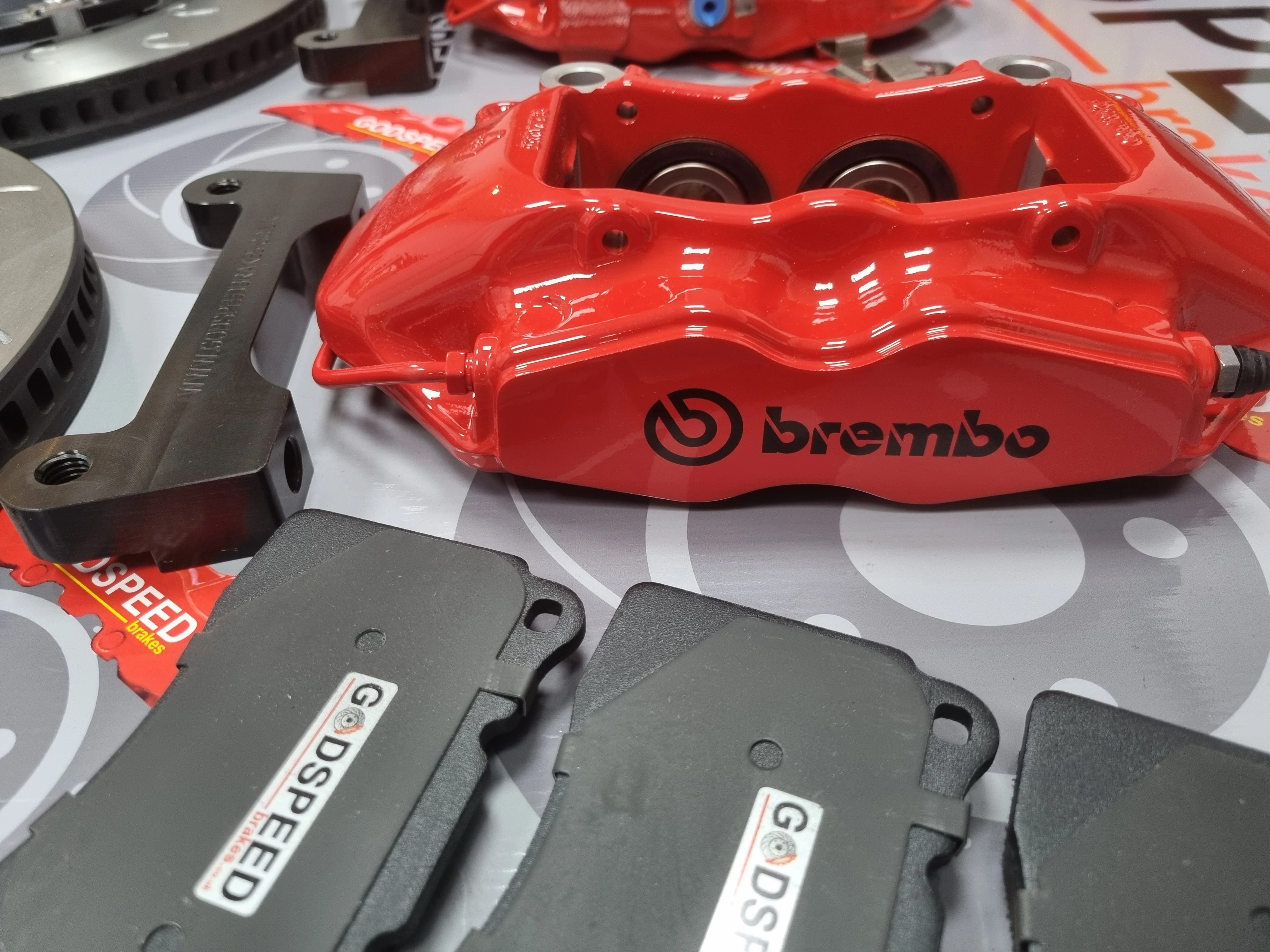 Subaru Impreza 356mm Brake Kit with Brembo 4 Pot Calipers - Image 5