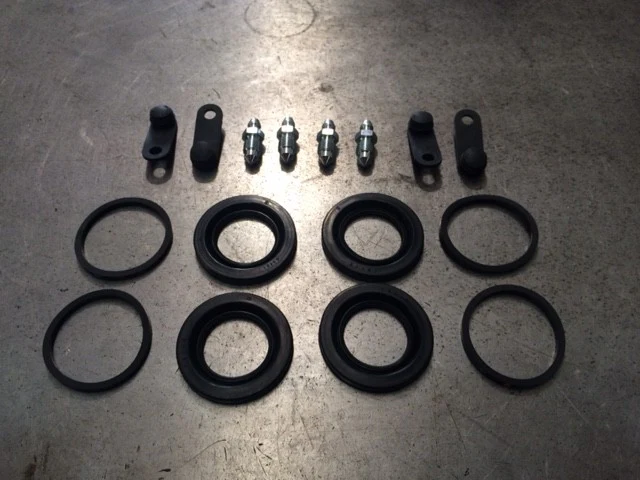 Subaru Impreza STi Black Rear Caliper Rebuild Kit