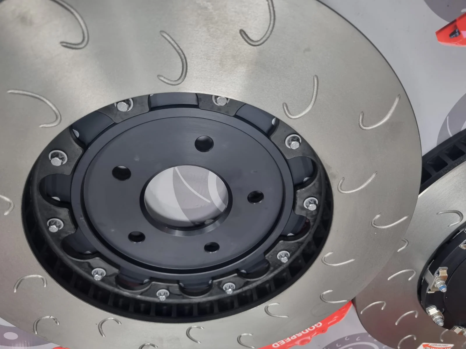 Mitsubishi Evo X Front 2 Piece Discs and Bells - Image 4
