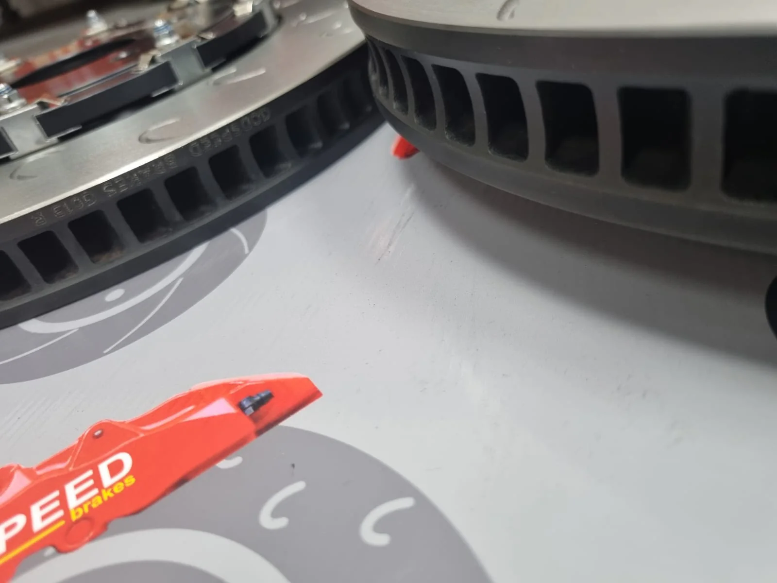 Mitsubishi Evo X Front 2 Piece Discs and Bells - Image 5