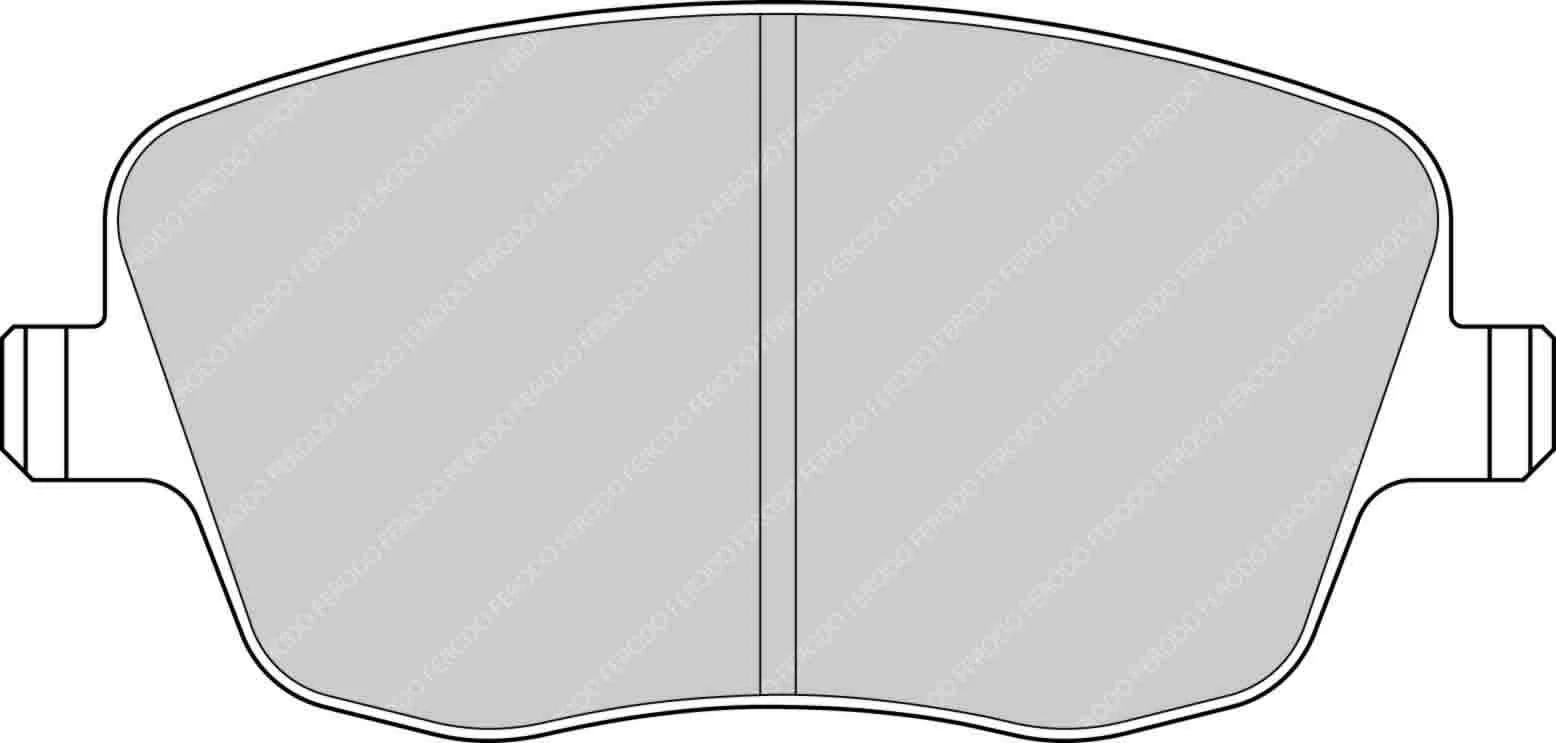 Skoda Fabia vRS Front Ferodo DS2500 Pads - Image 2