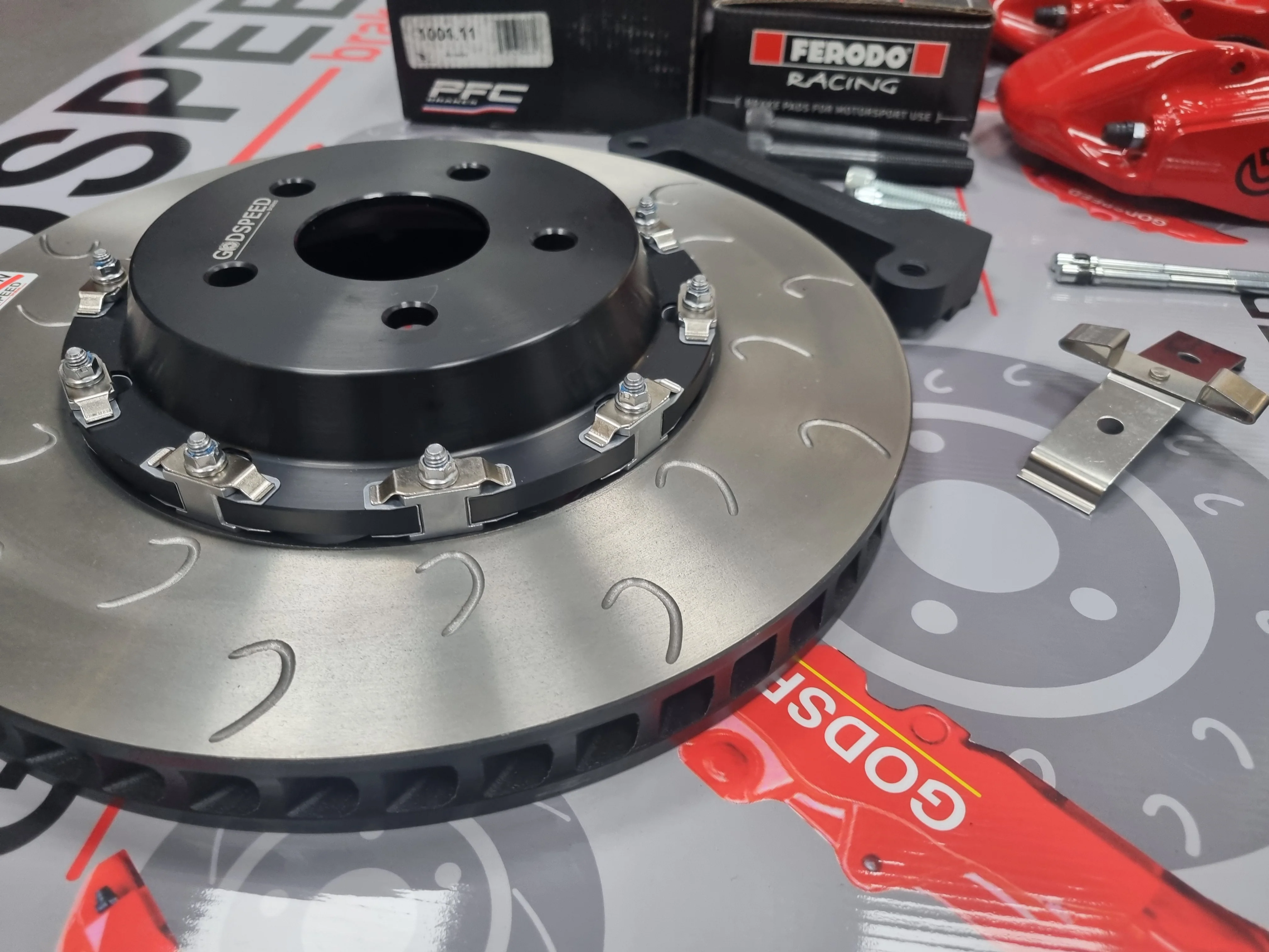 Toyota GT-86 Front Alloy 4 Pot Caliper 330mm 4 Pot Kit Megane 3 Calipers - Image 2