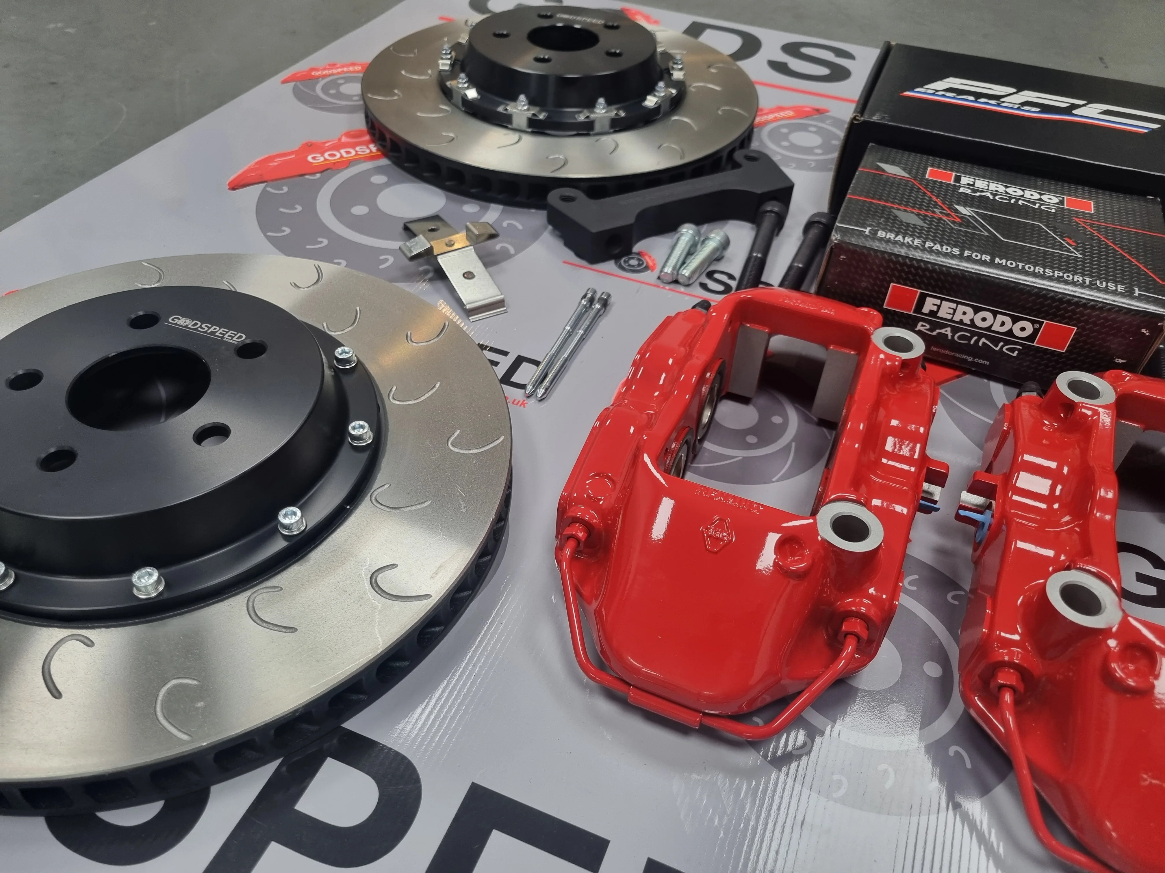 Toyota GT-86 Front Alloy 4 Pot Caliper 330mm 4 Pot Kit Megane 3 Calipers - Image 3