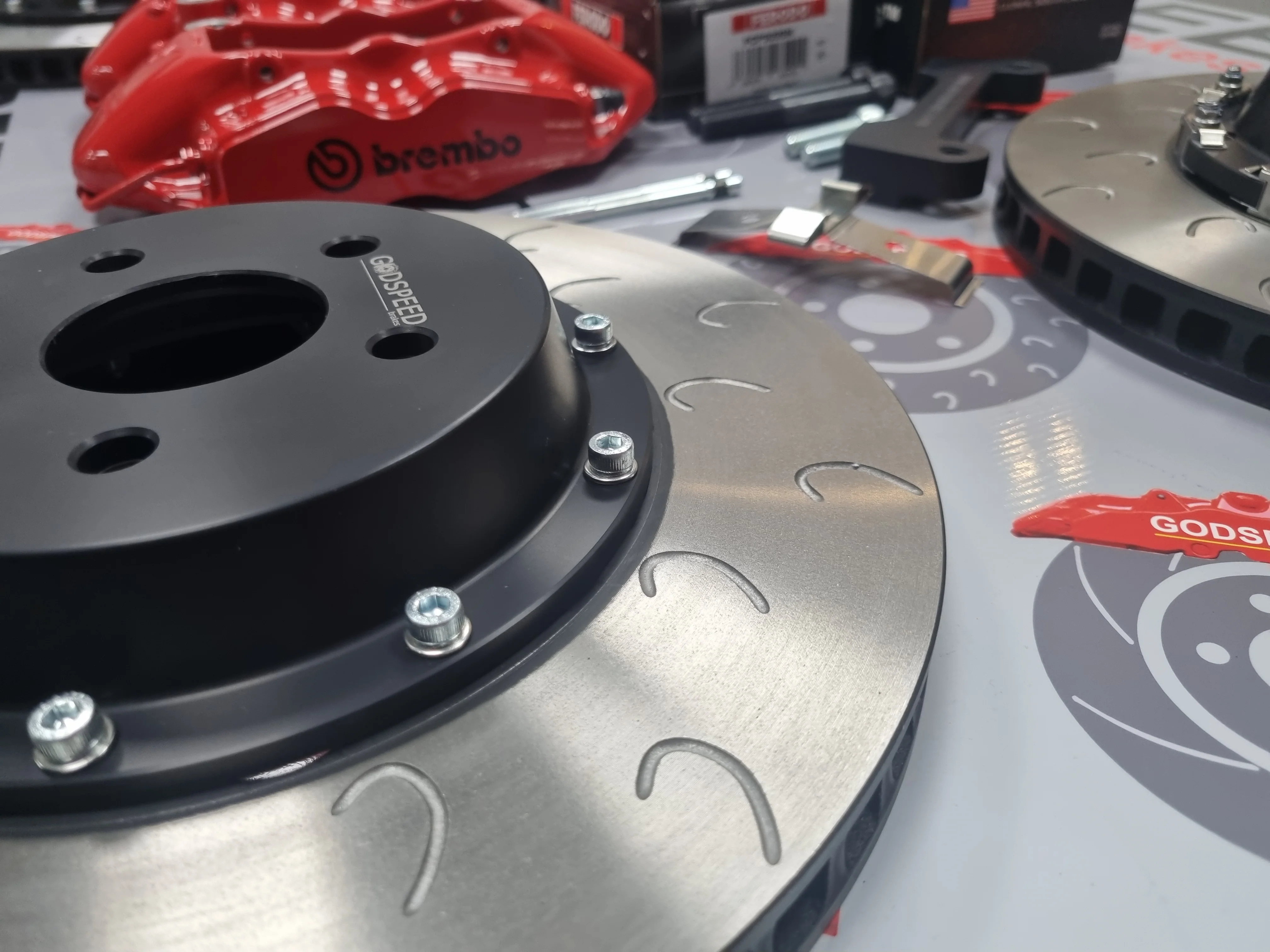 Toyota GT-86 Front Alloy 4 Pot Caliper 330mm 4 Pot Kit Megane 3 Calipers - Image 5