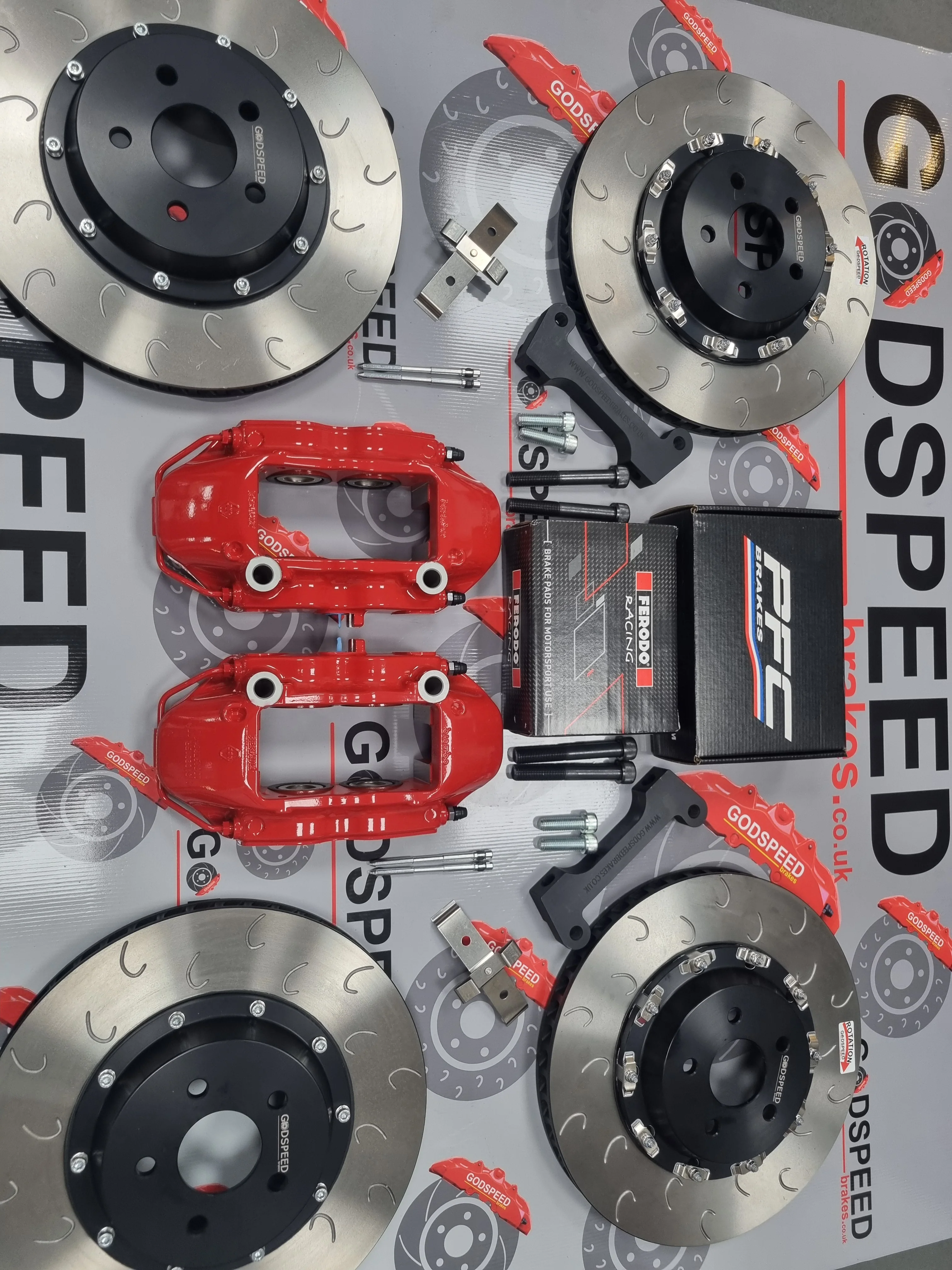Toyota GT-86 Front Alloy 4 Pot Caliper 330mm 4 Pot Kit Megane 3 Calipers - Image 7